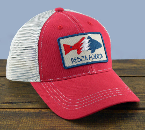 Tailing Redfish Trucker Hat Laser Engraved Patch Hat Redfish Hat Fishing Hat  Redfish Tail Fishing Gift for Man Redfish Gift 