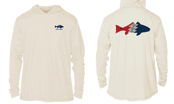 Hooded Long Sleeve Performance Sun Shirt - Redfish